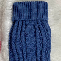 Woollen Dog Jumper / Sweater - Blue