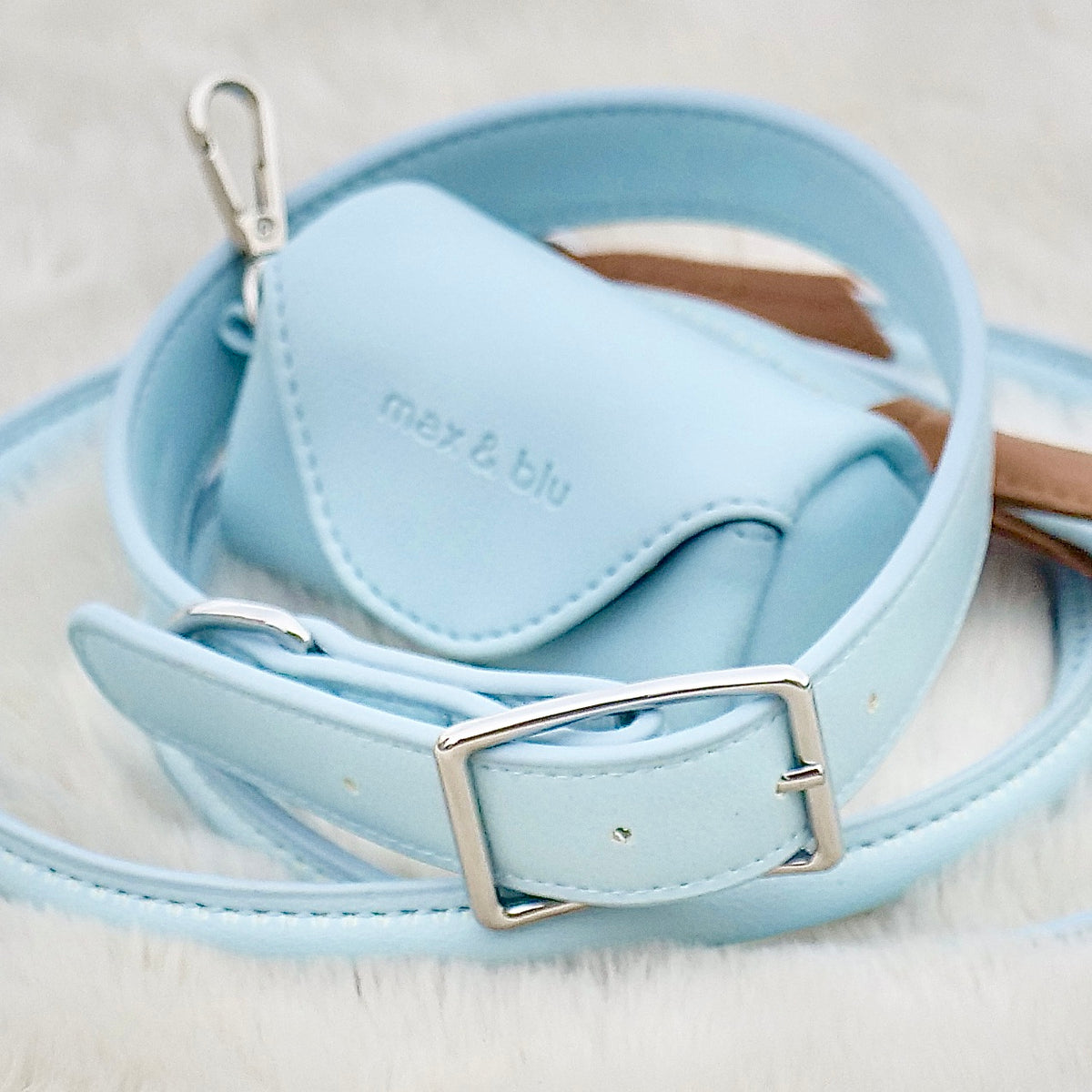 Billie Dog Collar - Ice Blue