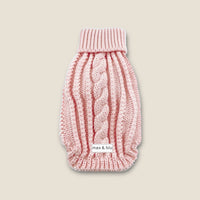 Woollen Dog Jumper / Sweater - Pale Pink