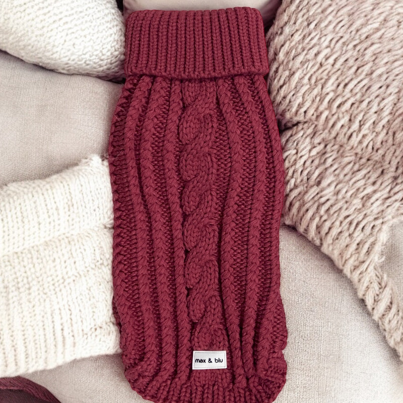 Red dog jumper